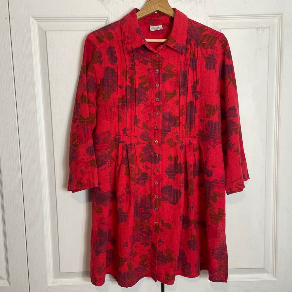 Floral Cotton Tunic Top CMC